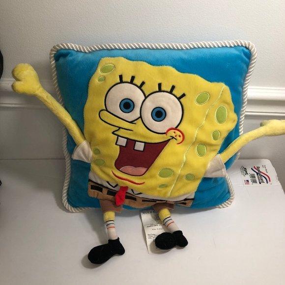 spongebob plush pillow